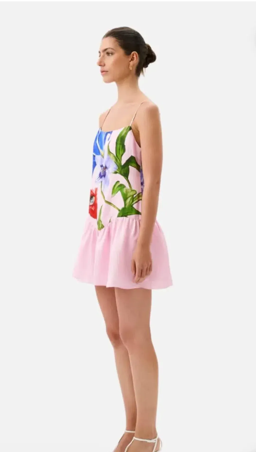 ROAME. - Livia Mini Dress- Elysium Blush Print- Size Medium for rent on The Volte - main image