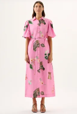 ROAME.- Berkeley Dress- Pink- Size L for rent on The Volte - image 1
