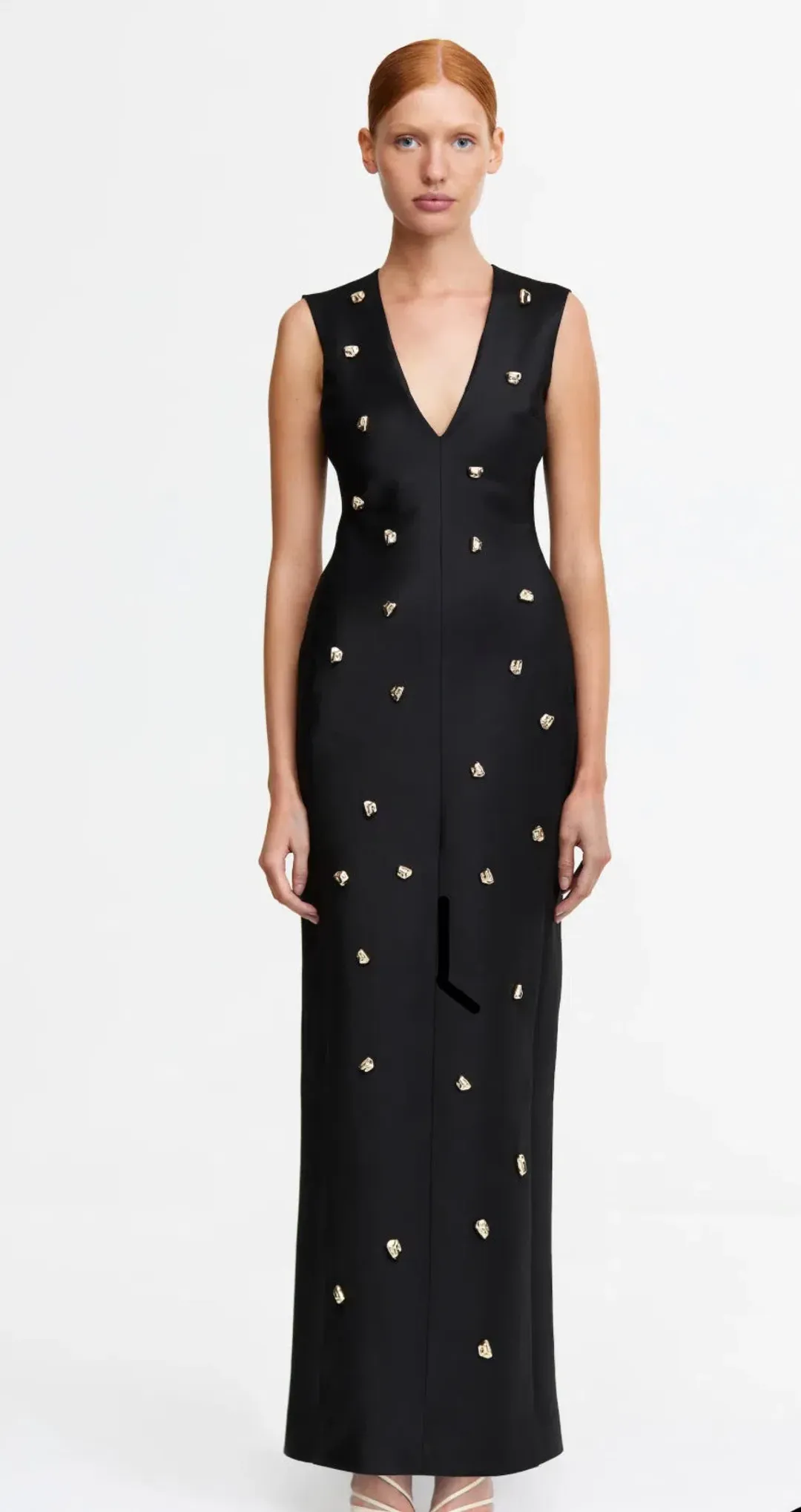 Acler- Pattison Maxi Dress- Dark Baroque/Black- Size 16 for rent on The Volte - main image