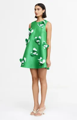 Acler- Yarwin Mini Dress- Sea Green- Size 14 for rent on The Volte - image 2