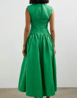 Rachel Gilbert- Celia Dress- Apple Green- Size 14 for rent on The Volte - image 4
