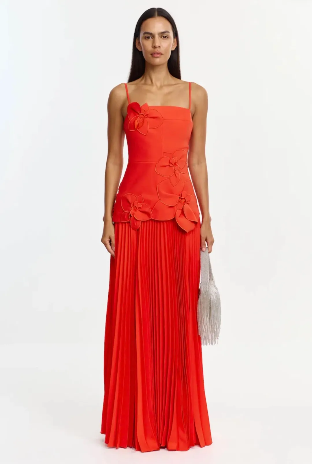 Acler Avision Maxi Dress Chilli 14 for rent on The Volte - main image