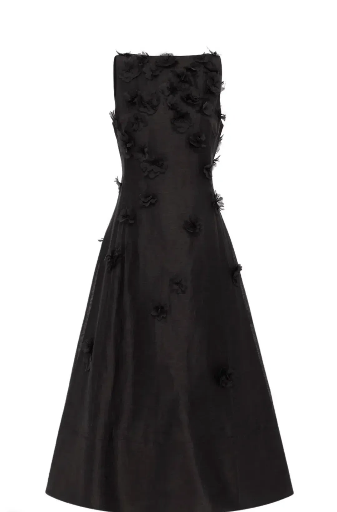 Leo Lin Cleo Petal Sleeveless Black 14 for rent on The Volte - main image
