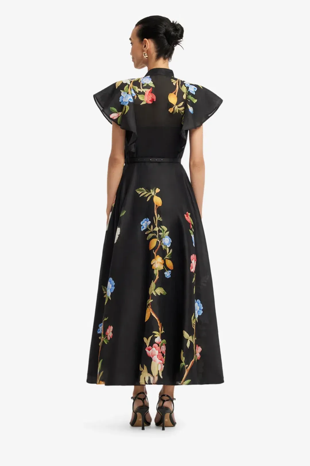 Leo Lin Elsie Flutter Sleeve Vine 14 for rent on The Volte - main image