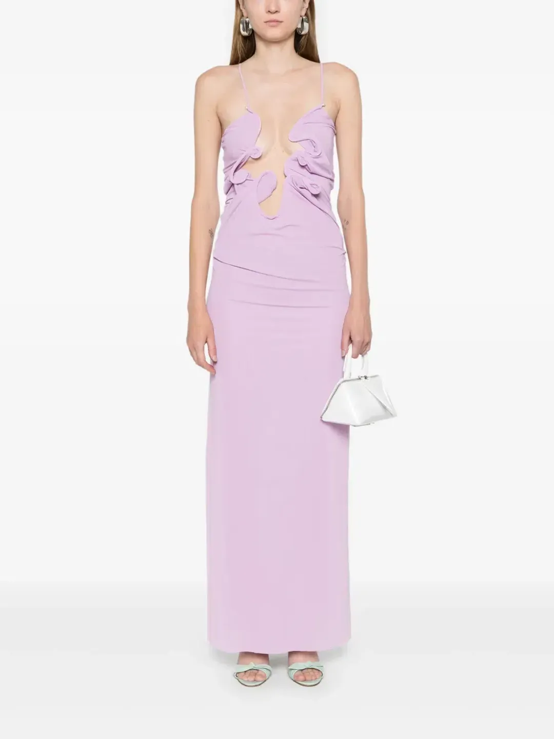BNWT Christopher Esber Pink Molded Venus Dress - Size 10 AU for rent on The Volte - main image