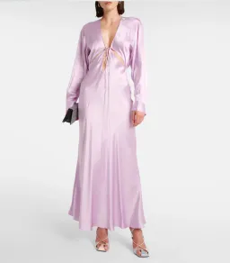 Christopher Esber Pink Triquetra Front Shirt Dress - Size 6 AU for rent on The Volte - image 1