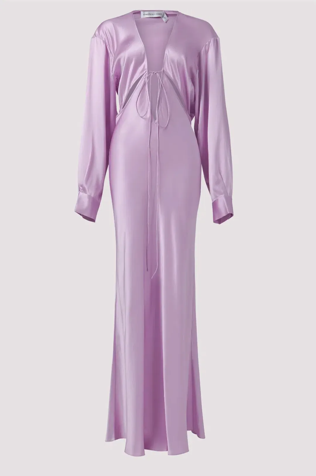 Christopher Esber Pink Triquetra Front Shirt Dress - Size 8 AU for rent on The Volte - main image