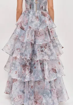 Aje Gabriella gown full bloom size 6 for rent on The Volte - image 2