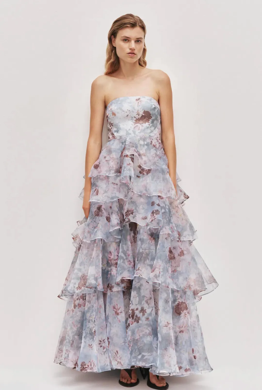 Aje Gabriella gown full bloom size 6 for rent on The Volte - main image