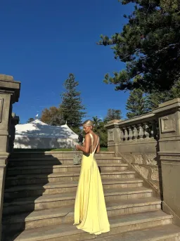 ROSA GOWN | LEMON - SIZE 6 for rent on The Volte - image 3