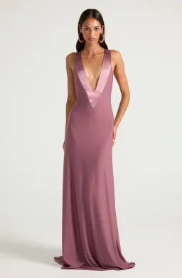 ROSA GOWN | MAUVE - SIZE 8 for rent on The Volte - image 4