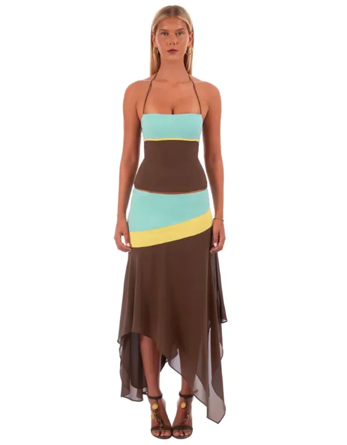 i am delilah, Iris set, maxi, Mocha, size 8  for rent on The Volte - main image