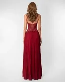 Fenity Gaia Maxi Dress in Red Size S for rent on The Volte - image 6