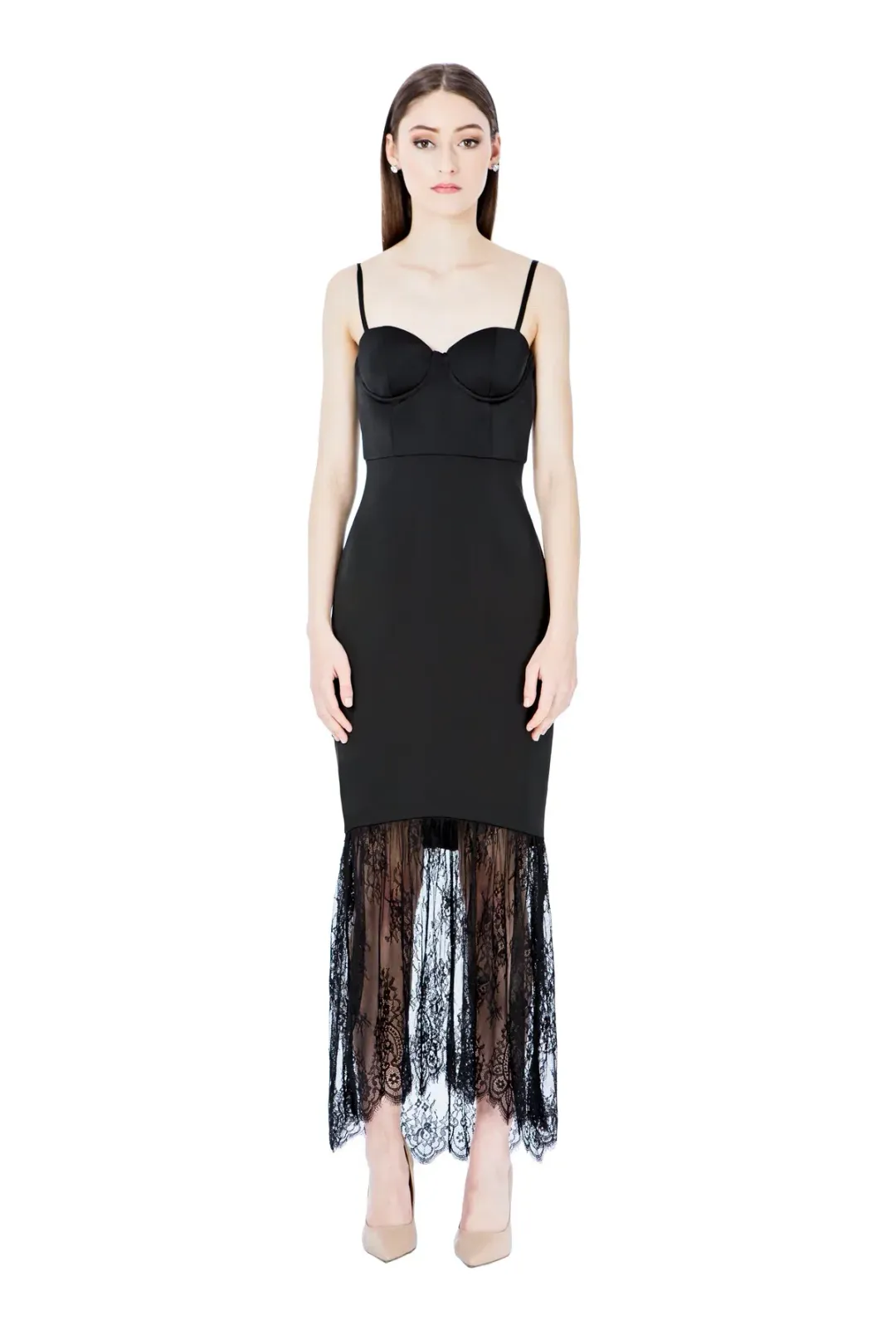 Georgy Collection Isabella Gown Black Size 10 for rent on The Volte - main image