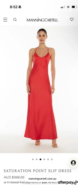 Manning Cartel Saturation Point Slip Dress for rent on The Volte - image 2