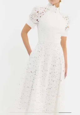 Rebecca Vallance KITSU SHORT SLEEVE MIDI DRESS for rent on The Volte - image 2