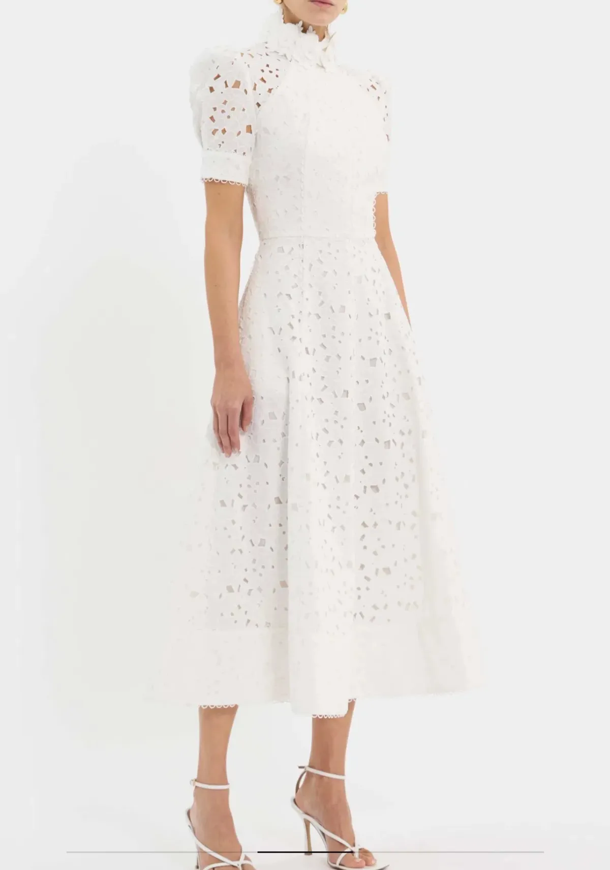 Rebecca Vallance KITSU SHORT SLEEVE MIDI DRESS for rent on The Volte - main image