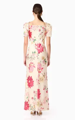 Elliatt Rosalina Puff Sleeve Maxi Dress in Floral for rent on The Volte - image 2