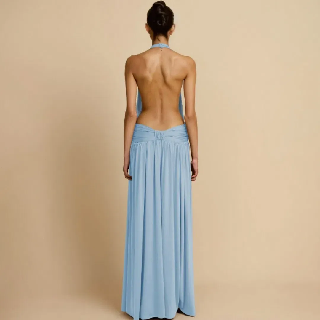 ARCINA ORI Santina Dress Sky Size Small for rent on The Volte - main image