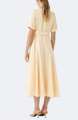Steele Reeta Midi Dress Creamy Vanilla Size AU 8 / S for rent on The Volte - image 3