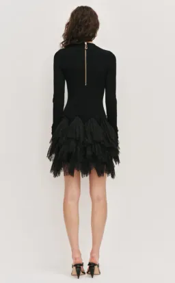 AJE Thalia Knit Mini Dress Size S for rent on The Volte - image 2