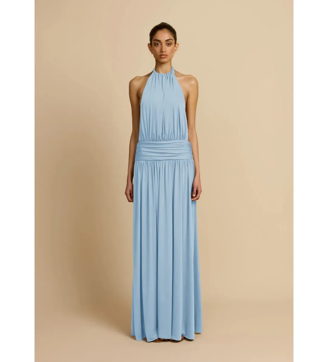 Arcina Ori Santina Maxi Dress in Sky Size 6 for rent on The Volte - main image