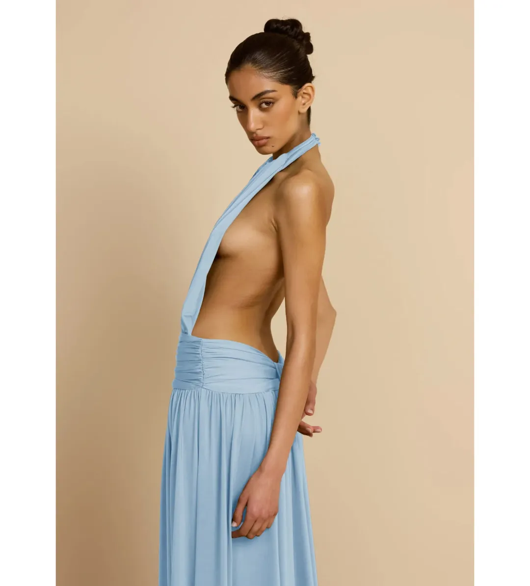 Arcina Ori Santina Maxi Dress in Sky Size 6 for rent on The Volte - main image