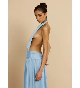 Arcina Ori Santina Maxi Dress in Sky Size 6 for rent on The Volte - image 3