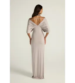 Ance Gria Neve Maxi Dress Silver Grey Size XS/AU 6 for rent on The Volte - image 4