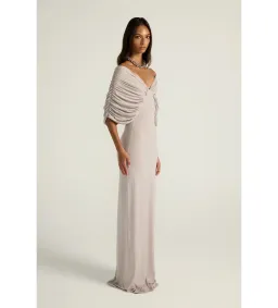 Ance Gria Neve Maxi Dress Silver Grey Size XS/AU 6 for rent on The Volte - image 3