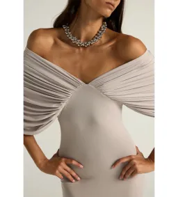 Ance Gria Neve Maxi Dress Silver Grey Size XS/AU 6 for rent on The Volte - image 2