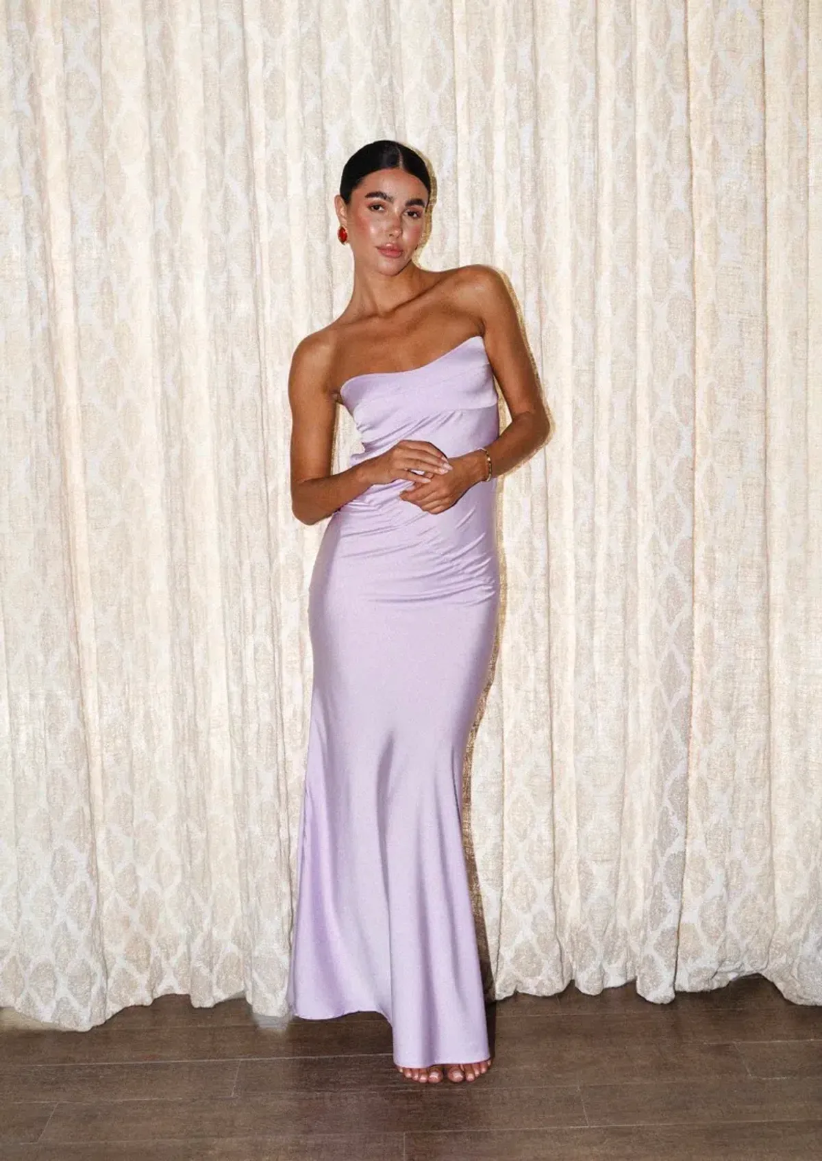 Hntr The Label, Hugo Gown, Lilac, Size small for rent on The Volte - main image
