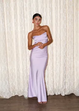 Hntr The Label, Hugo Gown, Lilac, Size small for rent on The Volte - image 1