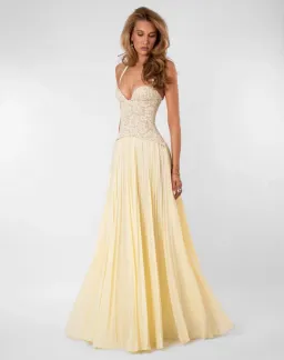 Fenity Gaia Dress in Butter Size XS for rent on The Volte - image 1