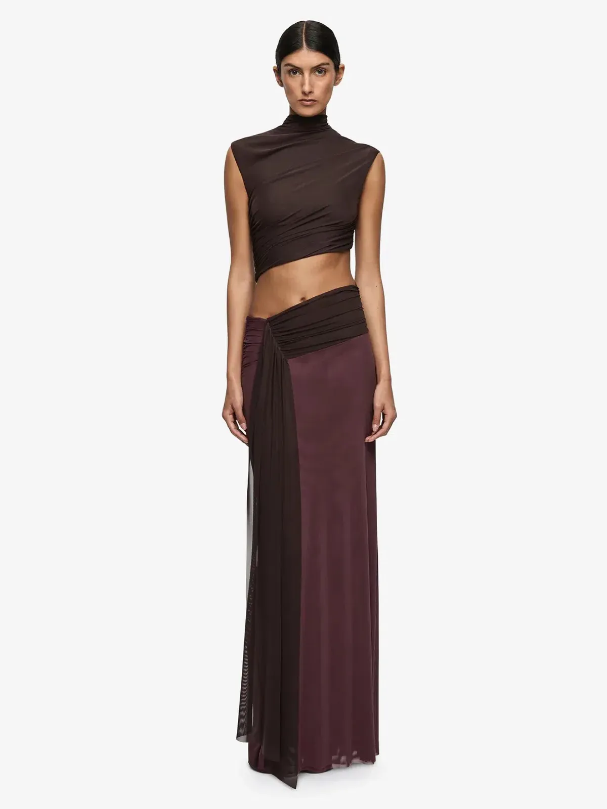 BEC & BRIDGE CONNI MAXI AUBERGINE/DARK CHOC / SIZE 8 for rent on The Volte - main image