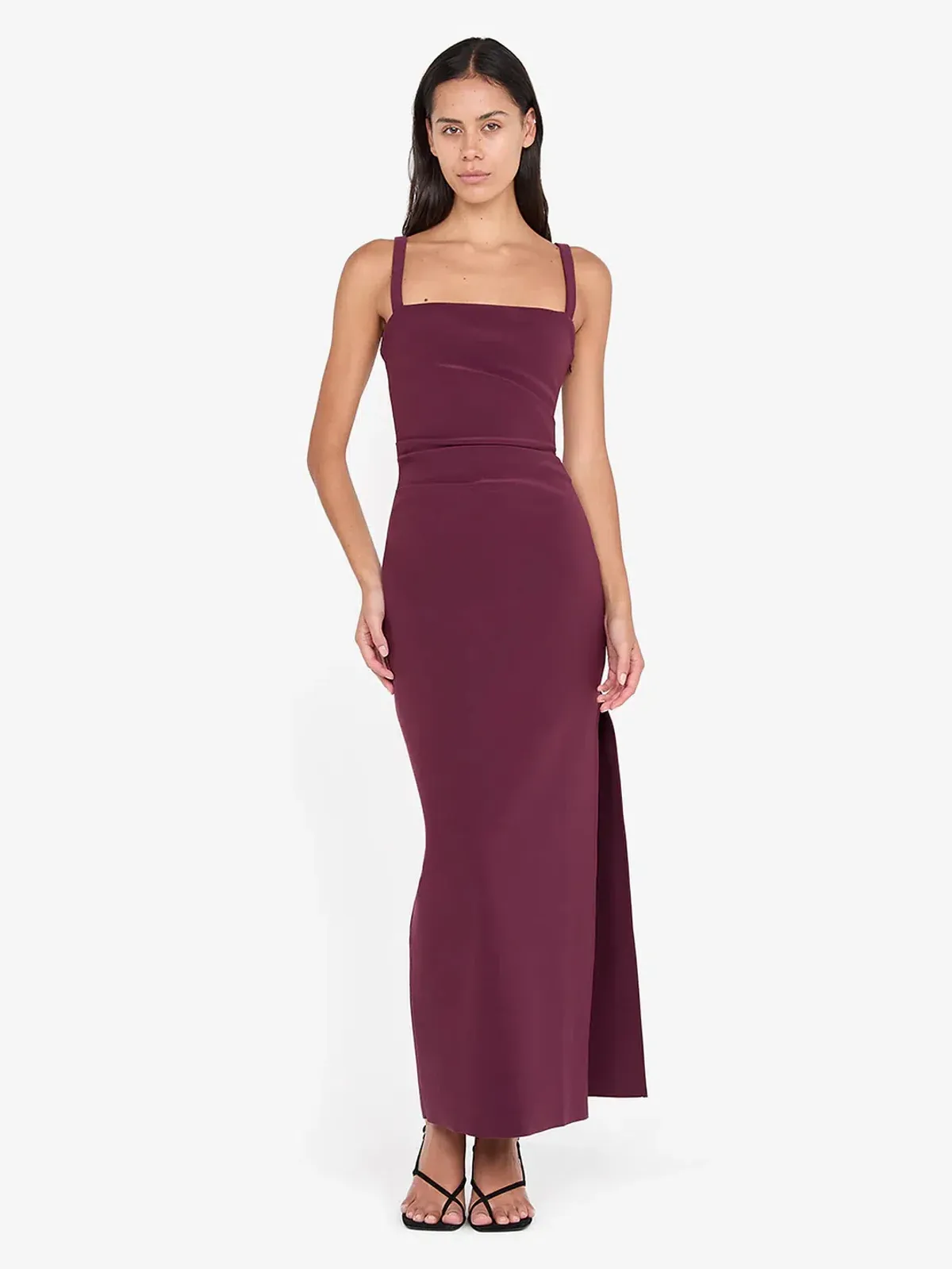 BEC & BRIDGE LEORA MAXI / PLUM / SIZE 16 for rent on The Volte - main image