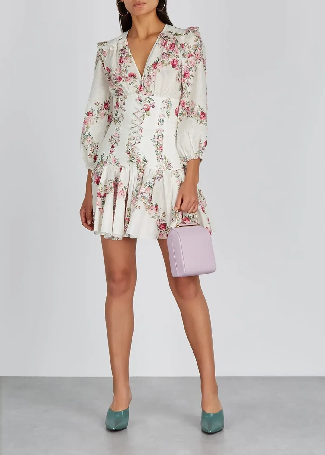 Zimmermann Honour Corset Dress Size 1 for rent on The Volte - main image