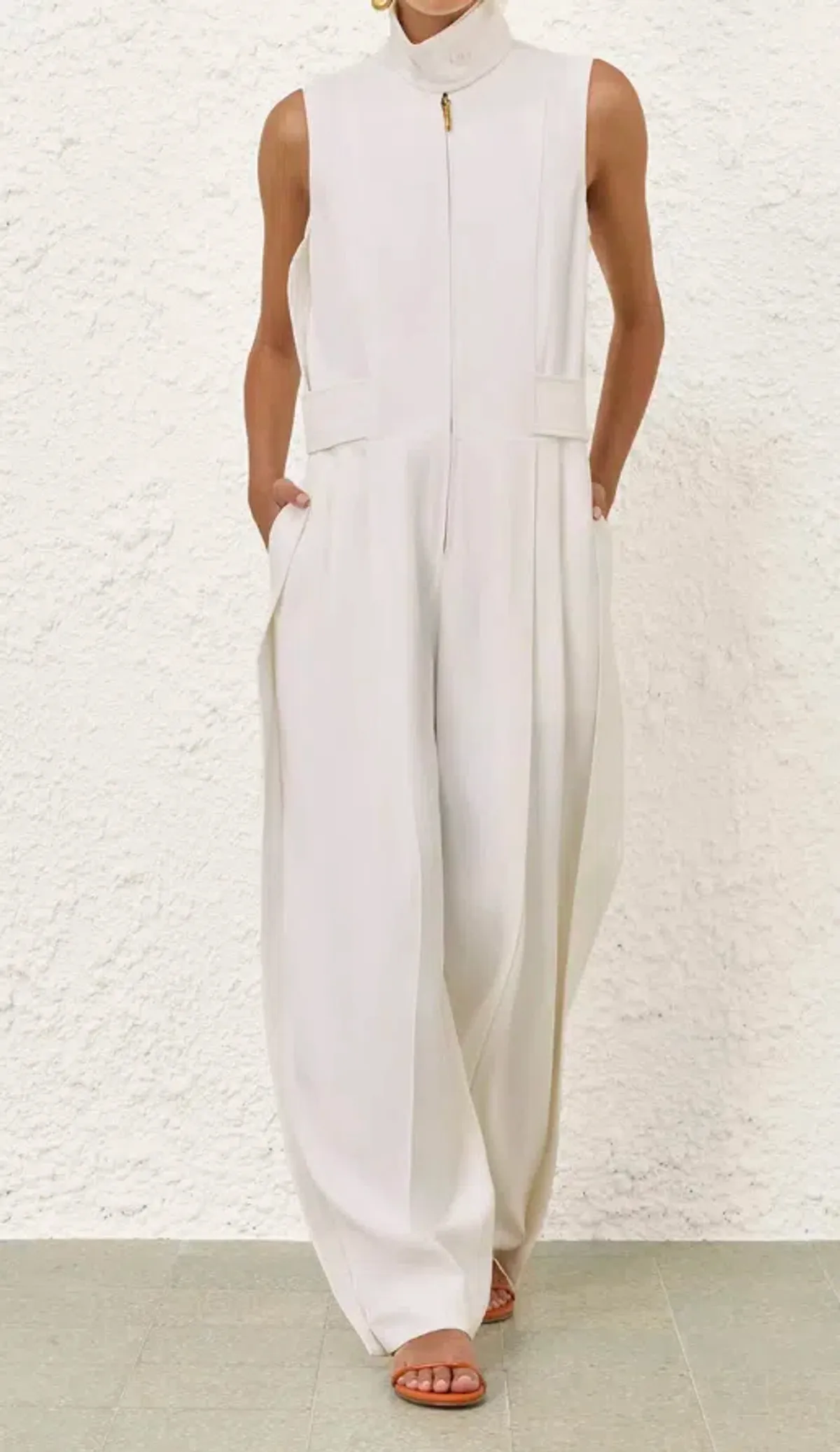 Zimmermann LUNA TWILL JUMPSUIT for rent on The Volte - main image