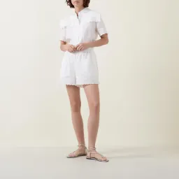Oroton Handkerchief Shirt and Short Set White 8 AU for rent on The Volte - image 5