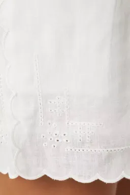 Oroton Handkerchief Shirt and Short Set White 8 AU for rent on The Volte - image 10