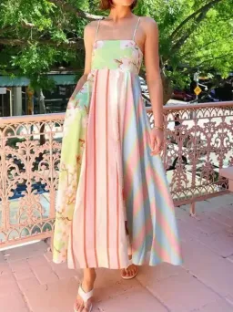 Aston Studio Rue Dress in Hana Multi Size 8 for rent on The Volte - image 7