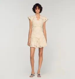 Short Guipure Dress for rent on The Volte - image 2