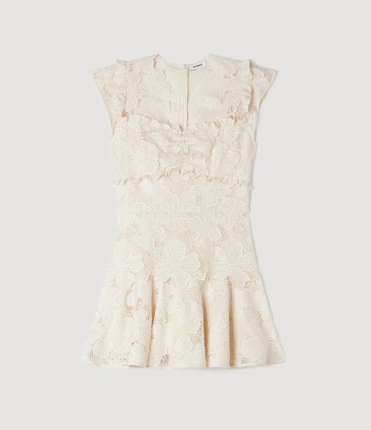 Short Guipure Dress for rent on The Volte - main image