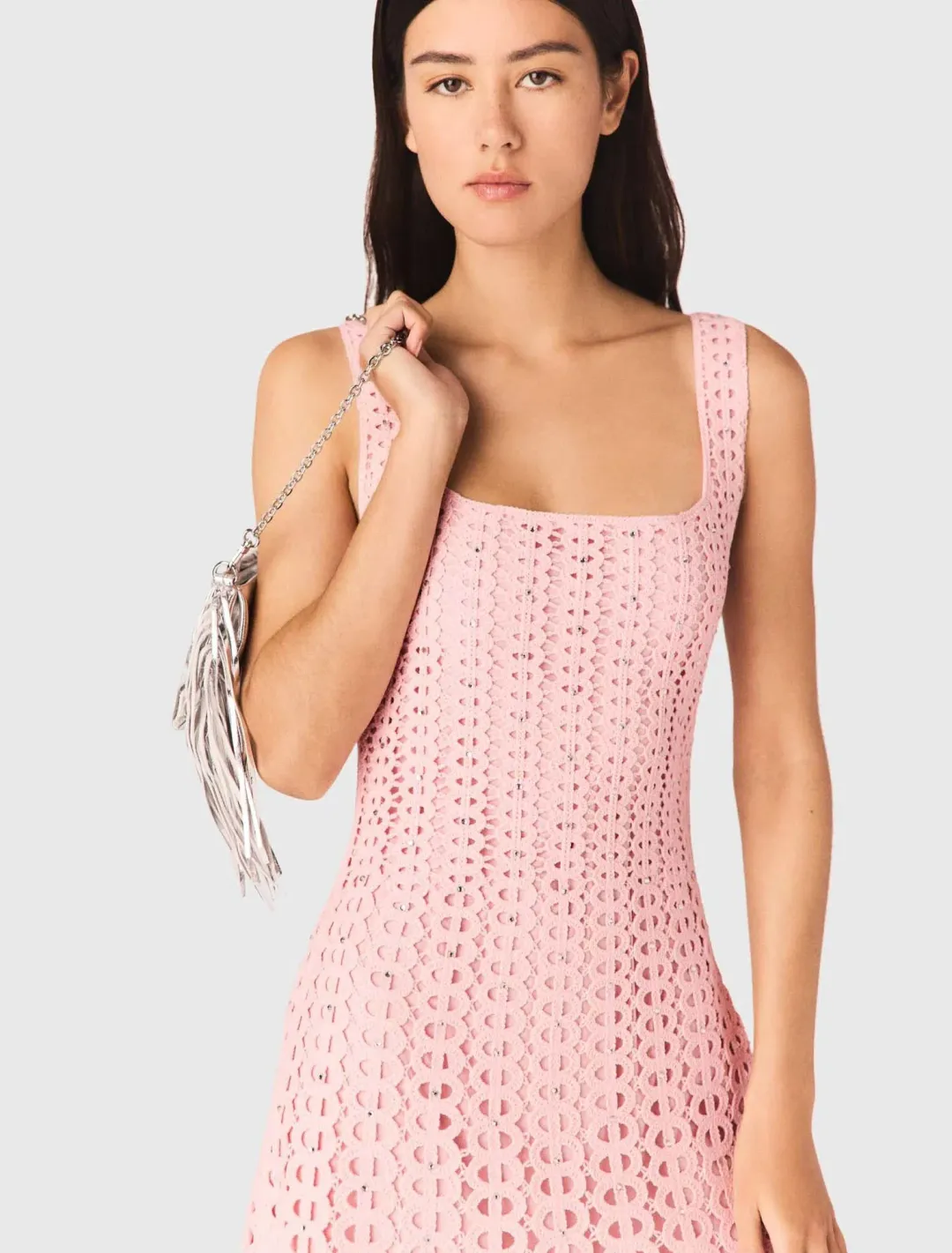 openwork midi dress for rent on The Volte - main image