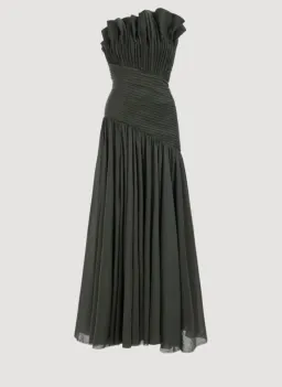 Aje Aquiline Maxi Dress in Hunter Green Size 16 for rent on The Volte - image 2