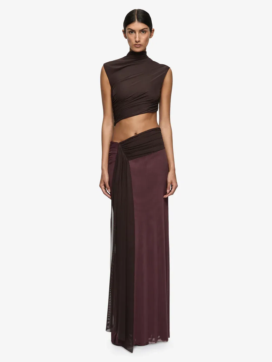 Bec & Bridge Conni Maxi Brown/Purple Size M for rent on The Volte - main image