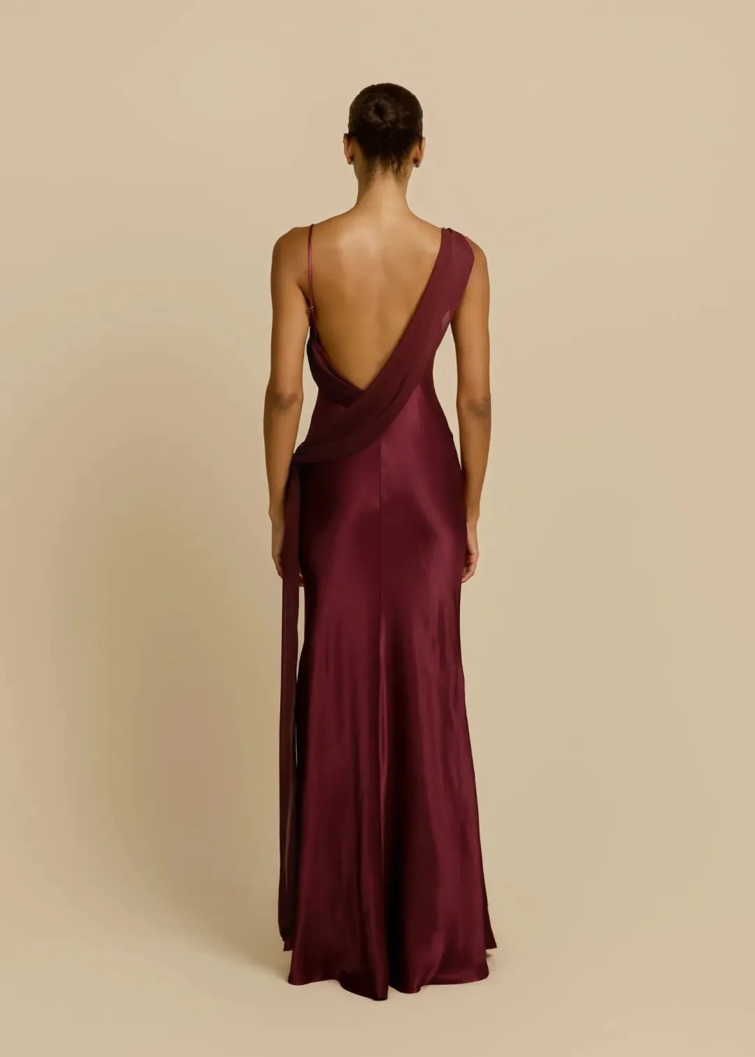 Arcina Ori Helena Dress in Plum Size 6 for rent on The Volte - main image