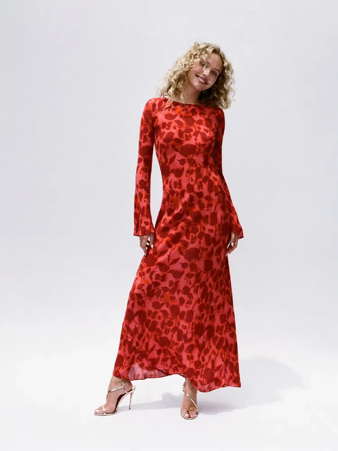 Realisation Par The Gia Maxi Dress in Havana Red Size S / AU 8 for rent on The Volte - main image