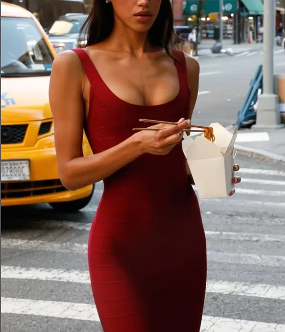 House of CB The OG Ruby Maxi Dress Red Size 6 for rent on The Volte - main image