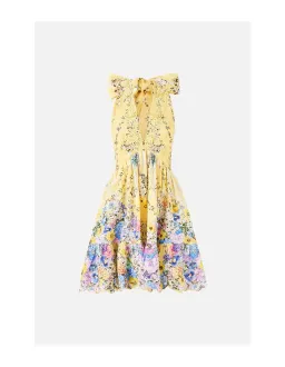CAMILLA RUFFLE HEM HALTER SHORT DRESS SIZE XS  for rent on The Volte - image 1